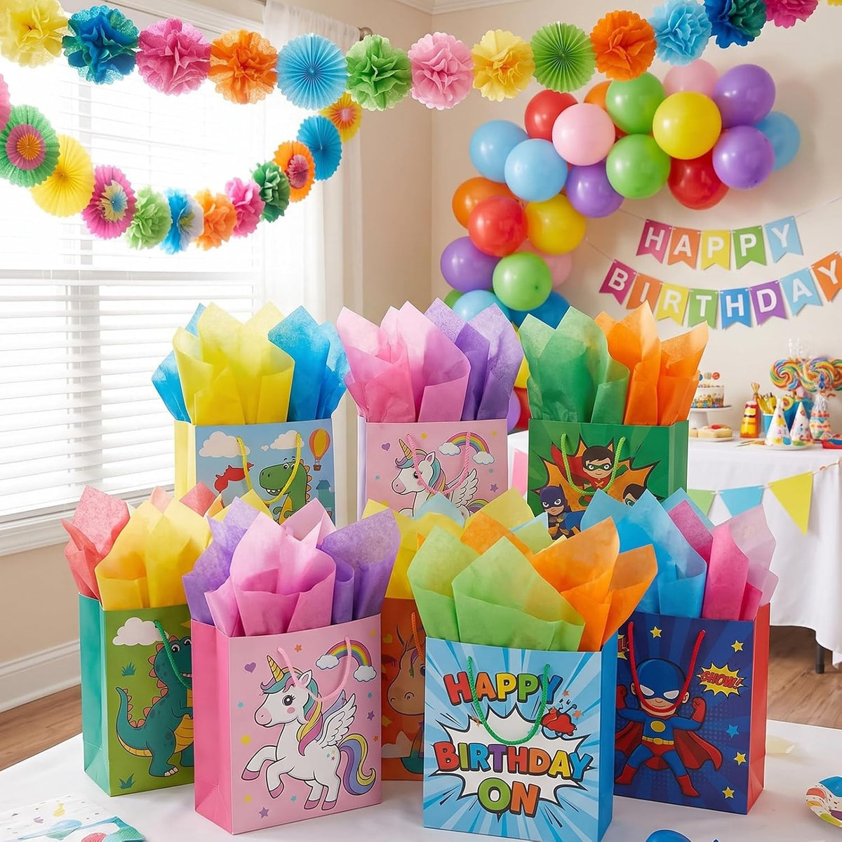 Tissue Paper 330 Sheets, 14 X 10 inch 20 Colors for Gift Bags