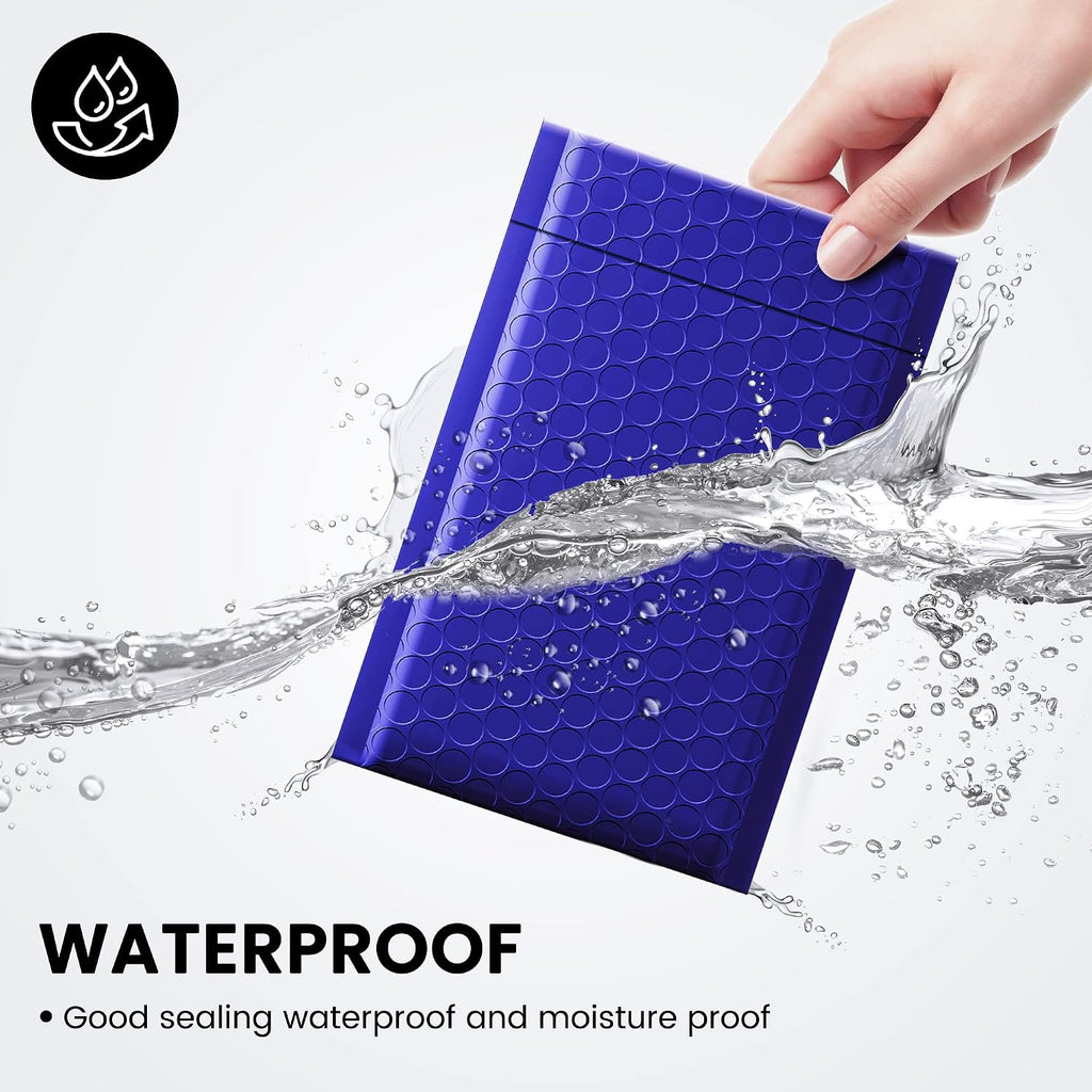 Bubble Mailers 4x8" 200 Pack Waterproof Padded Envelopes
