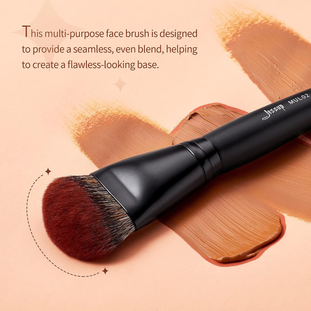 Foundation Brush for Liquid Makeup, Angled Face Makeup Brush, MUL02