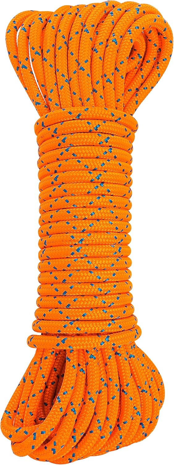 8mm (5/16in) Accessory Cord Rope Double Braid Pre Cut CE/UIAA