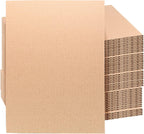 60 PCS 9 x 12 Inches Corrugated Cardboard Sheets, Flat Cardboard Sheets Filler Insert for Packing, Mailing, and