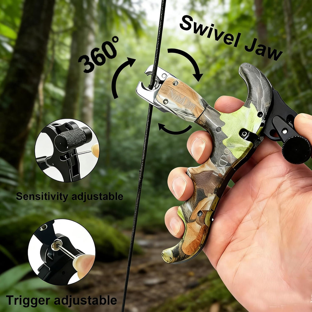 Archery Release 360° Rotatable Thumb Release for Compound Bow
