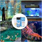 Aquarium Test Strips for Fish Tanks, 7-in-1 with Ammonia, 150 Count