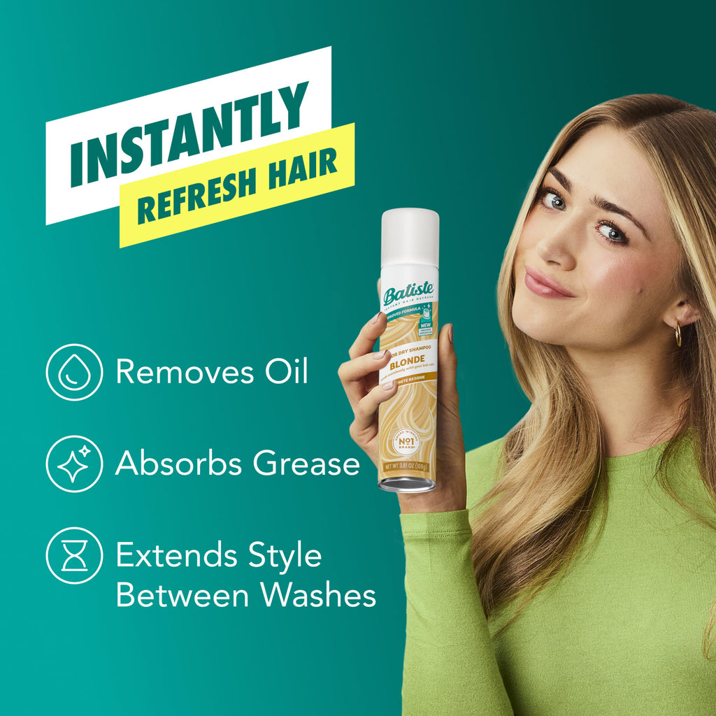 Dry Shampoo for Blonde Hair, Tinted Dry Shampoo, 5.71 Oz