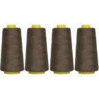 Polyester Serger Thread, 4 Cone Pack 2750yd 40/2, Pewter