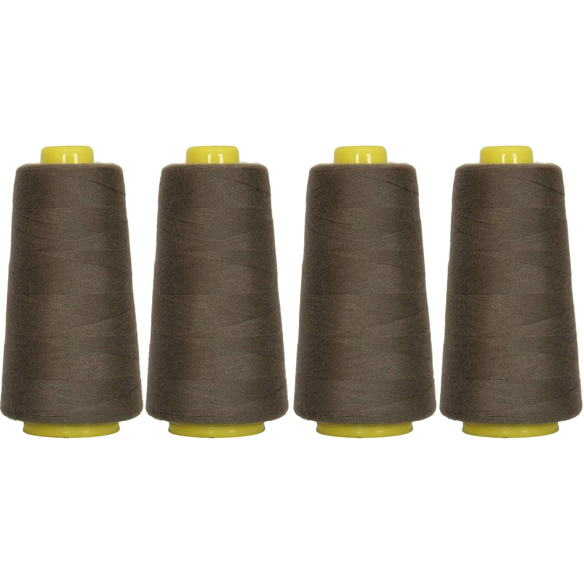 Polyester Serger Thread, 4 Cone Pack 2750yd 40/2, Pewter