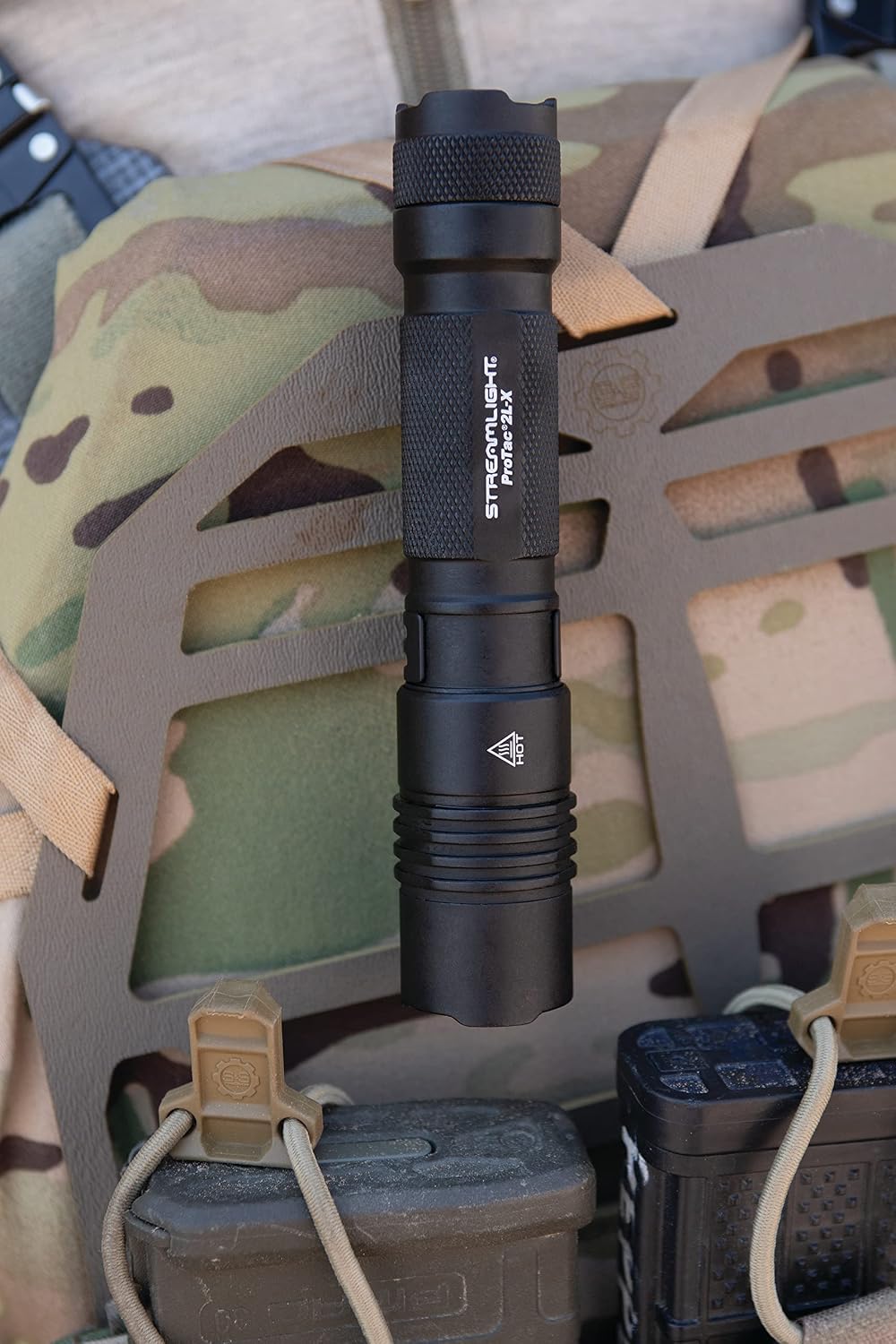 Streamlight 88083 ProTac 2L-X USB Tactical Flashlight, Black | 500 lumens; 6,800 candela; 165-meter beam; USB