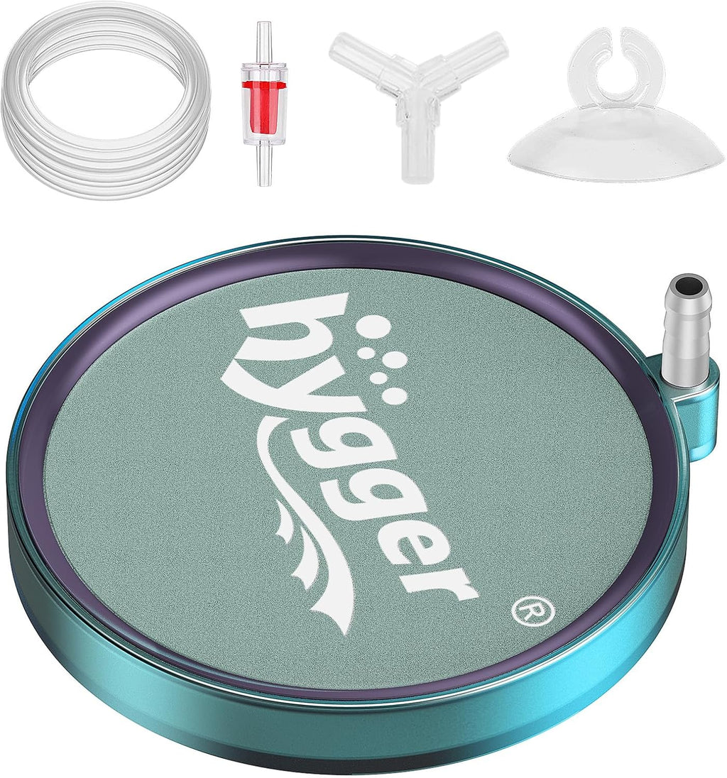 Aquarium Air Stone 2 Inch, Fish Tank Bubbler Stone, Air Bubble Aerator Oxygen Diffuser, Air Pump Accessories for