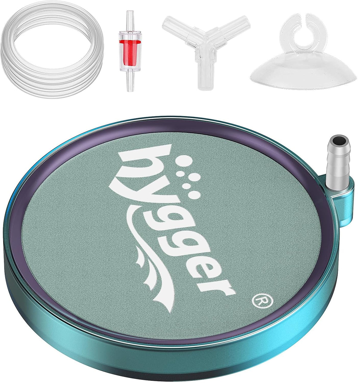 Aquarium Air Stone 2 Inch, Fish Tank Bubbler Stone, Air Bubble Aerator Oxygen Diffuser, Air Pump Accessories for