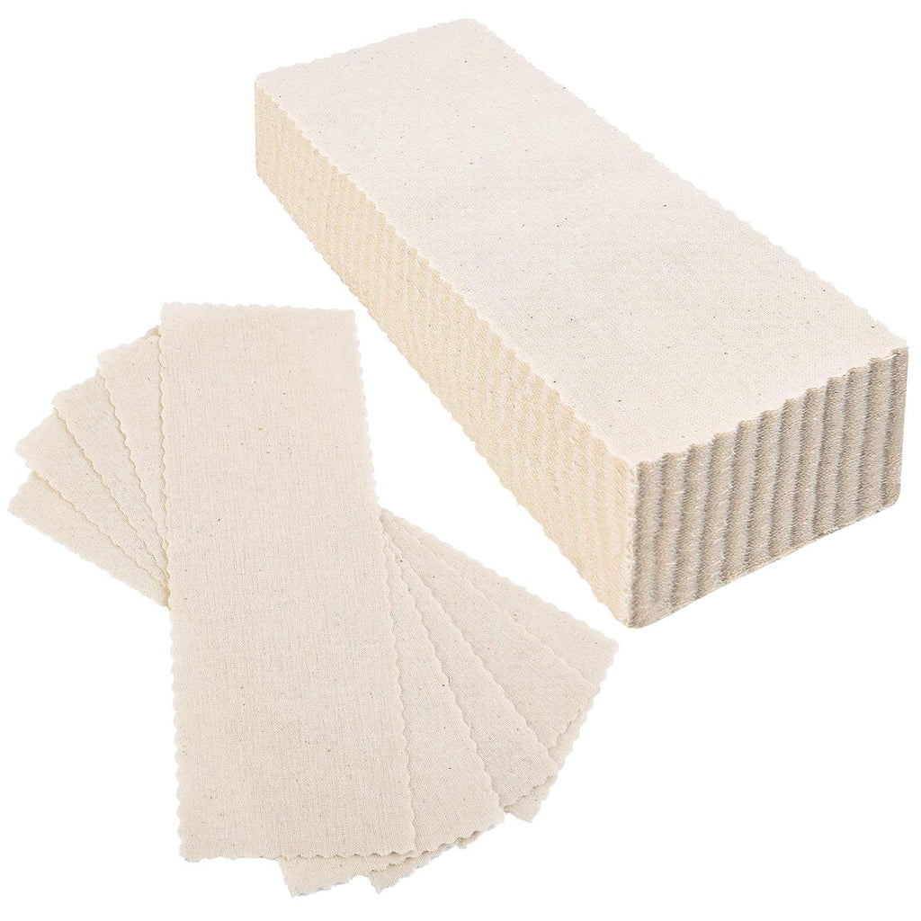 100 Pcs Muslin Waxing Strip for Hair Removal Muslin Epilating Strip | Muslin Strips for Body Face Waxing, Women Men