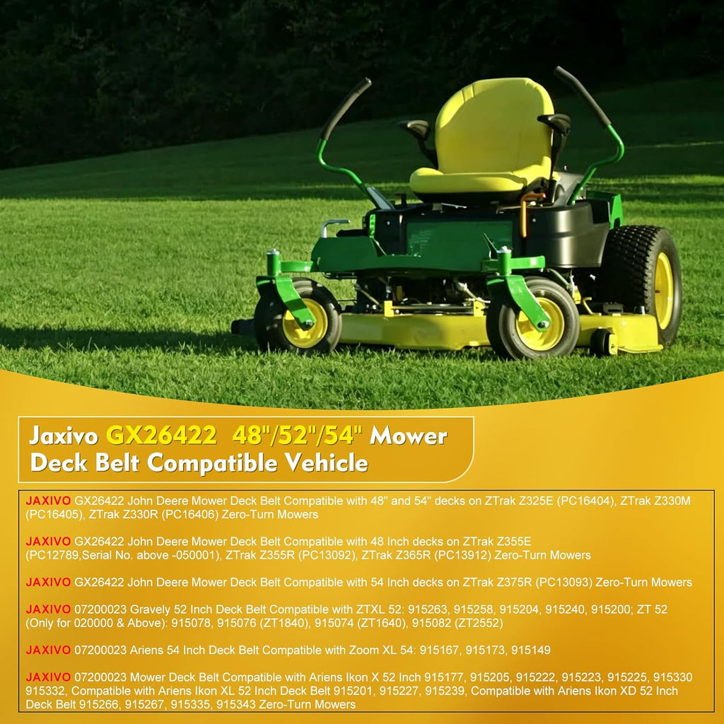 GX26422 Mower Belt Deck Belt 1/2" x 145.65"