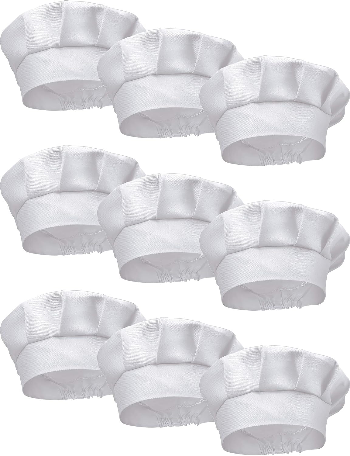 Chef Hats for Adults Adjustable Elastic Baker Caps