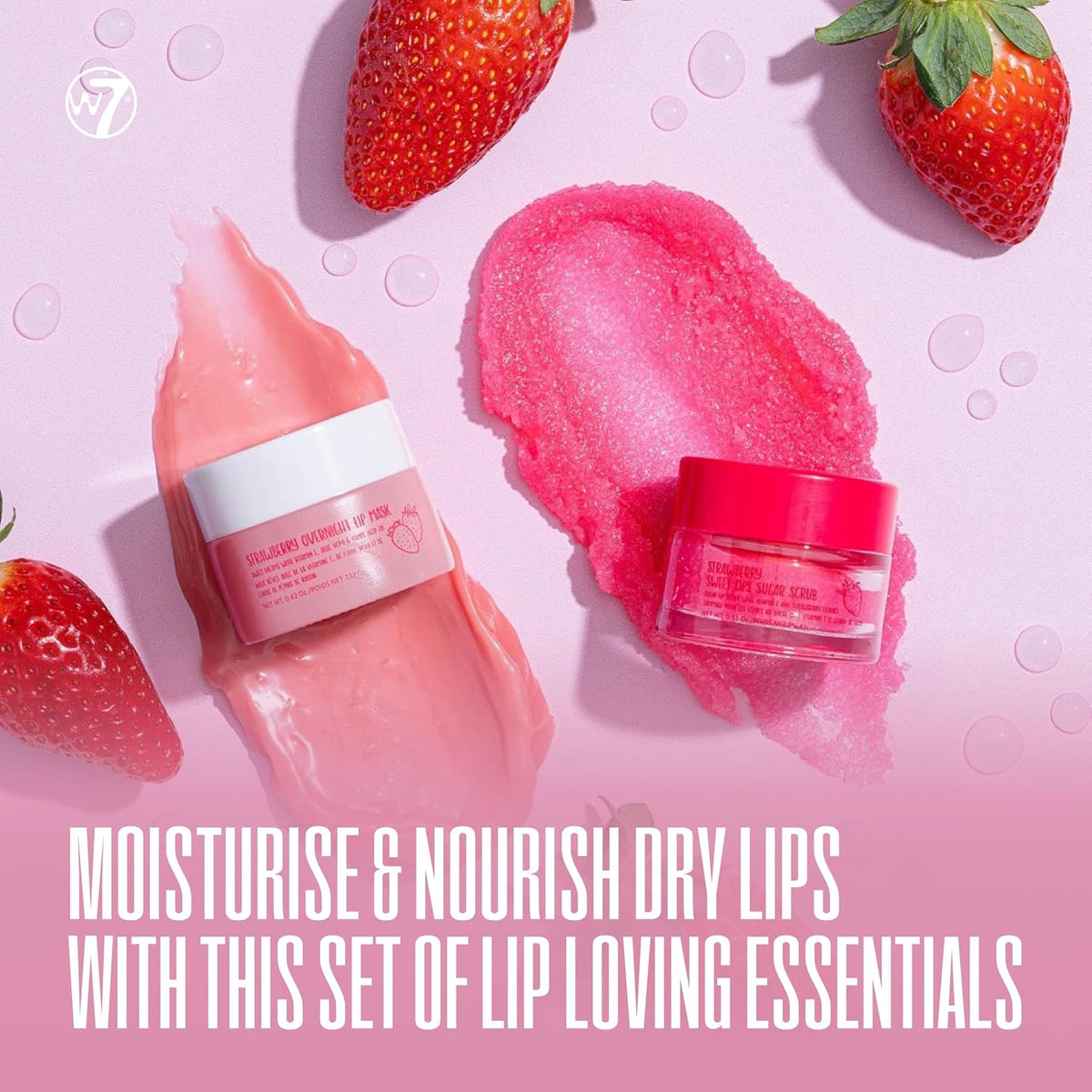 Sweet Dreams Lip Scrub and Overnight Mask Duo - Strawberry