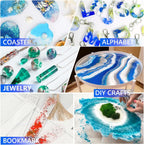 Epoxy Resin Pigment - 24 Colors Liquid Translucent Dye, Highly Concentrated for DIY Jewelry Making, Paint, Craft