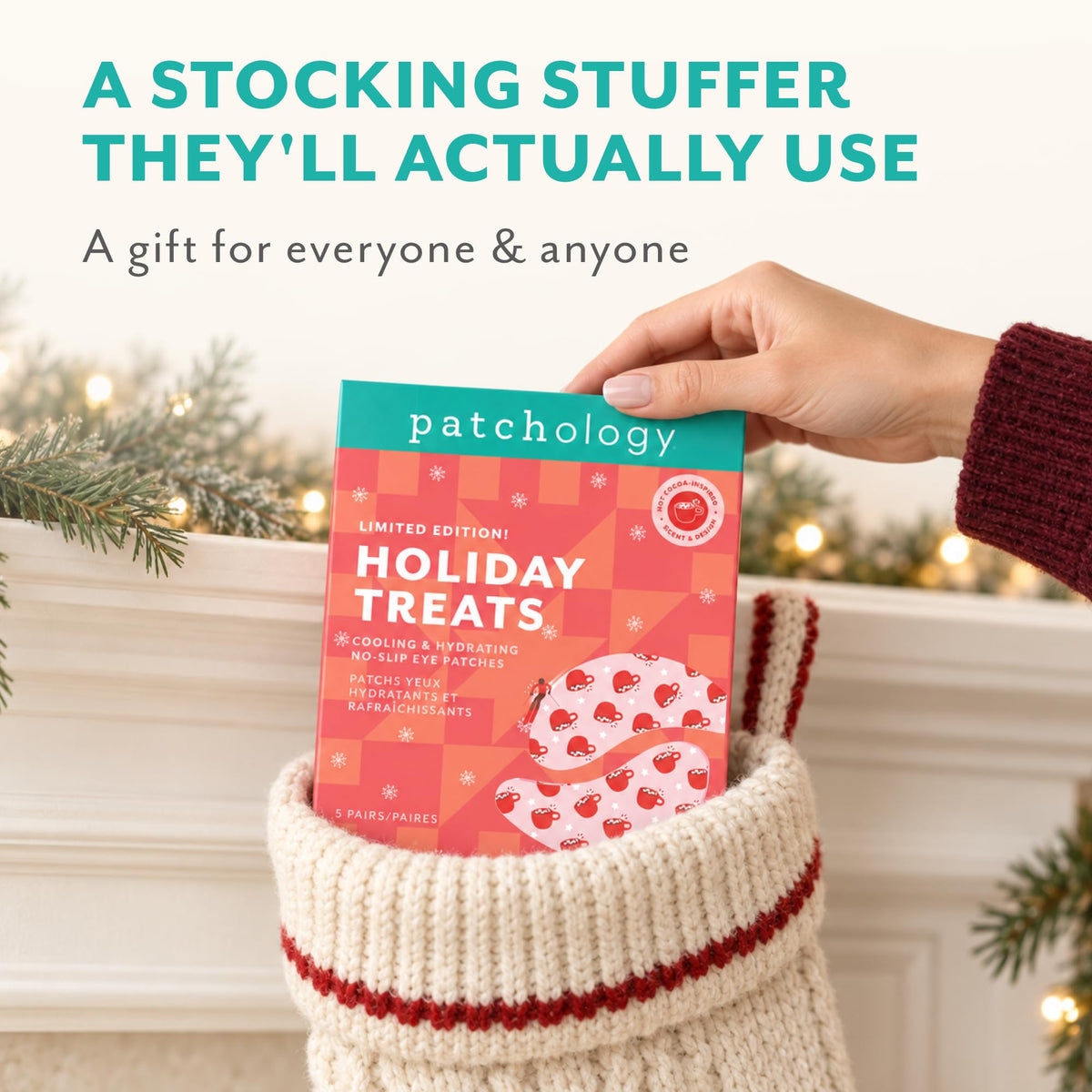 Holiday Treats Hot Cocoa Inspired Under Eye Patches