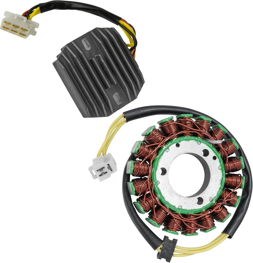 Caltric Stator and Regulator Rectifier Compatible With Kawasaki En500 Vulcan 500 Ltd 1996-2009