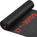 Black Medium Weight Fusible Interfacing for Sewing 17" X 30yd | Interfacing Fabric for Sewing, Iron-On Non-Woven