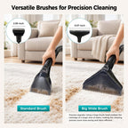 Portable Carpet Cleaner Machine,18Kpa,Handheld,Mini,Spot Extractor for Pet