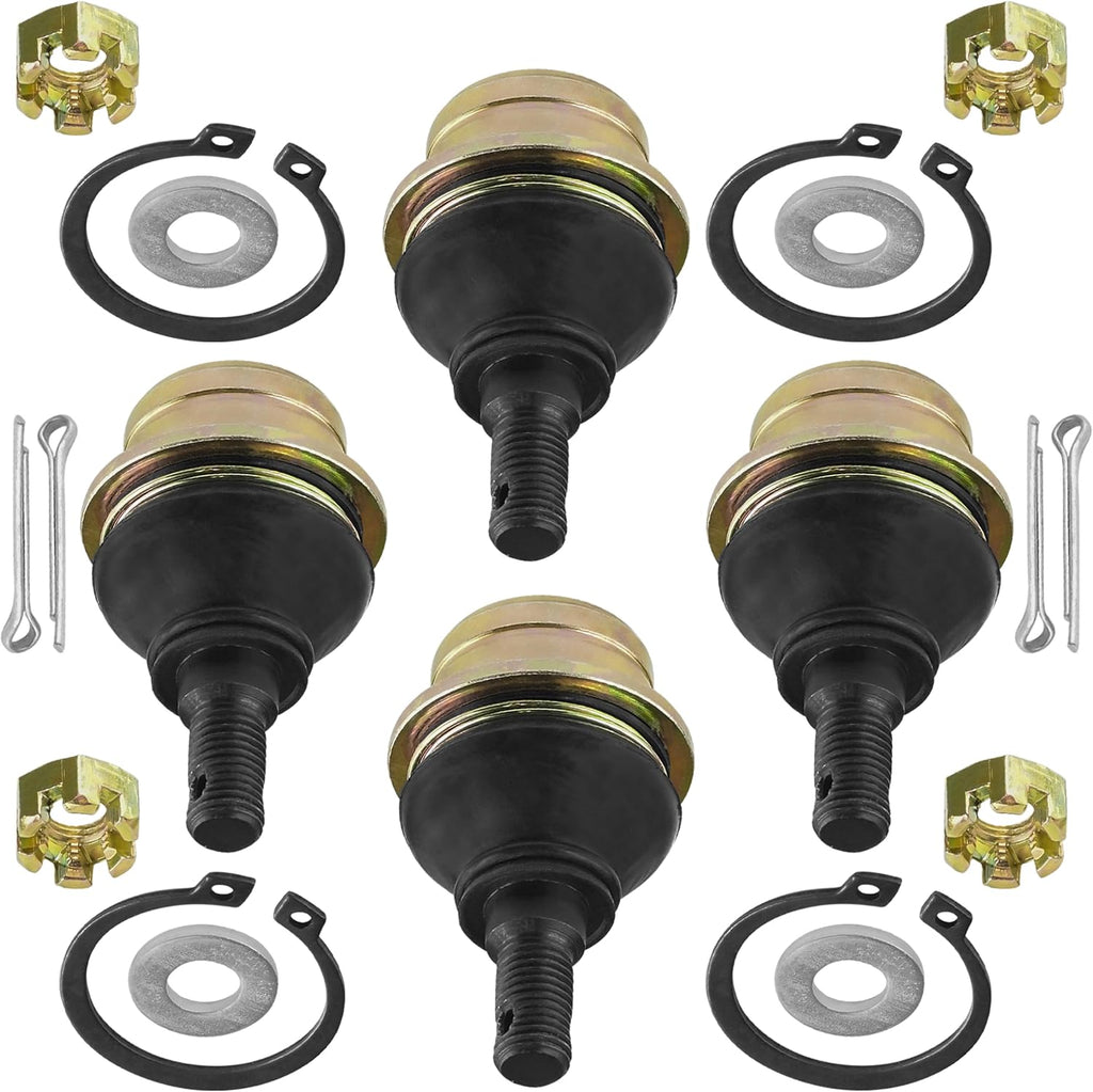 Caltric 4 Upper and Lower Ball Joints Compatible With Suzuki Kingquad LT-A750X LTA750X 2008-2026