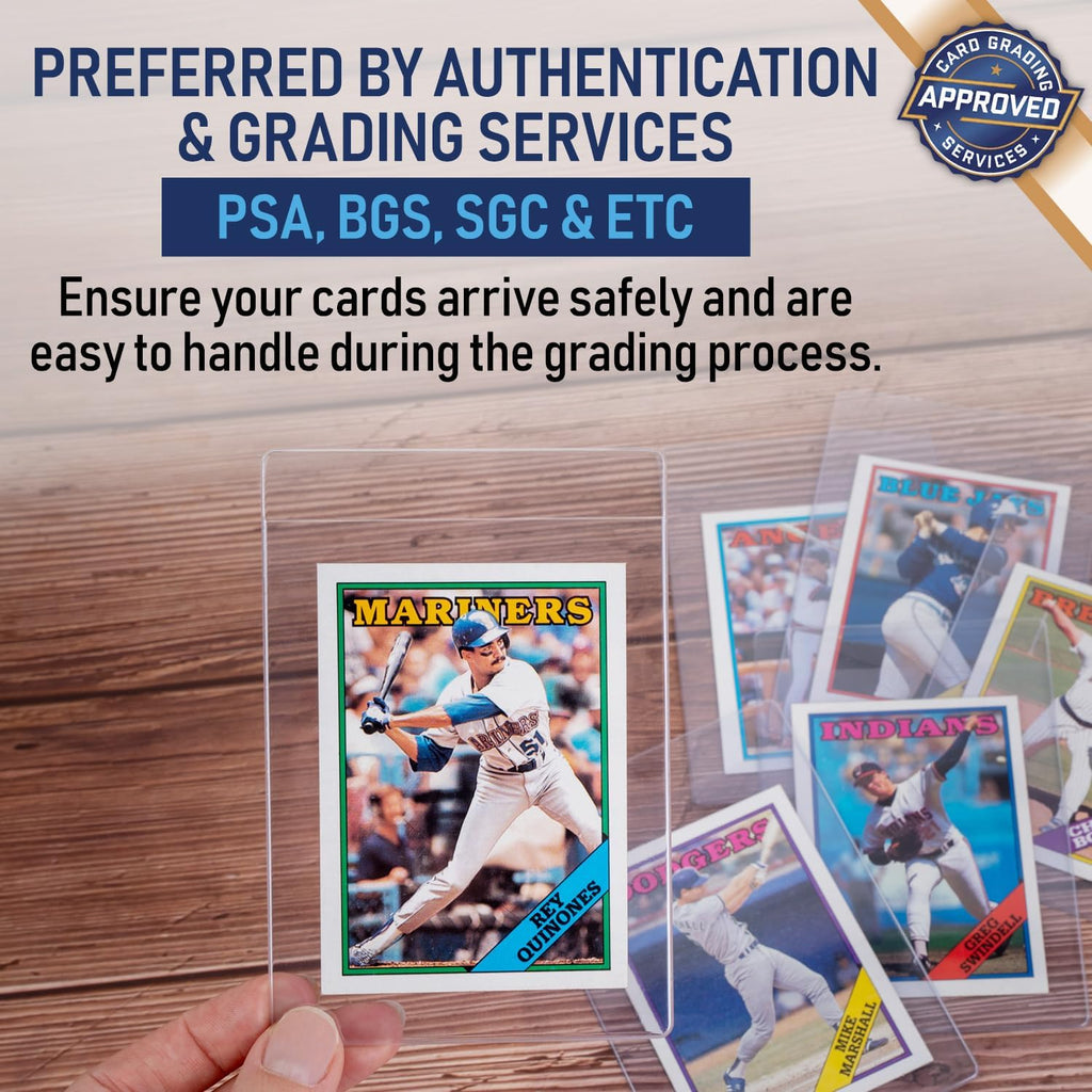 Semi Rigid Card Holder | PSA Graded Card Sleeves & Holder, PSA Cards Sleeves, Sports Saver SGC Slab Sleeve, #1 Hard