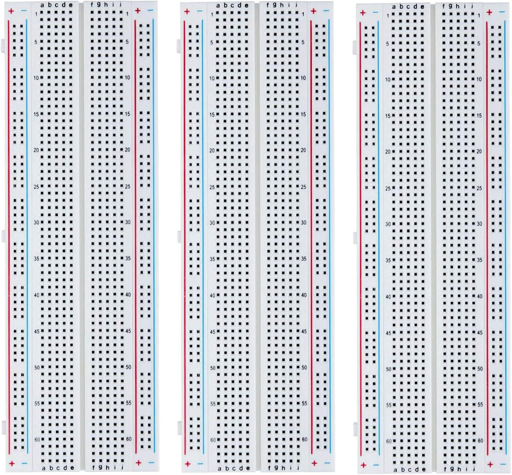 ELEGOO Upgraded 37 in 1 Sensor Modules Kit & ELEGOO 3pcs Breadboard 830 Point Solderless Prototype PCB Board Kit