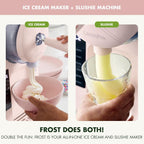 Frost Ice Cream Maker & Slushie Machine, Soft Serve, Sorbet, Margaritas, Milkshakes, Frozen Yogurt, No Pre-Freezing