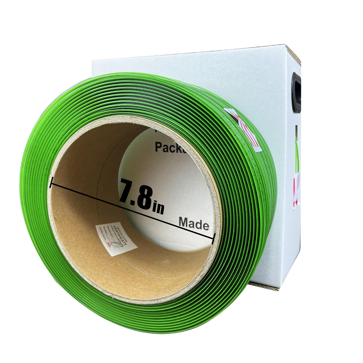 5/8" x.034 x1000ft Polyester (PET) Strapping Roll Pallet Packaging Poly Banding Plastic Packing Rope Green 1450lbs