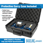 Baseline BIMS Digital 5-Position Hand Dynamometer for Grip Strength Testing and Evaluation