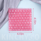 100 Pack Heart Shaped Bubble Wrap Pouches Cushion Wrap Pouch