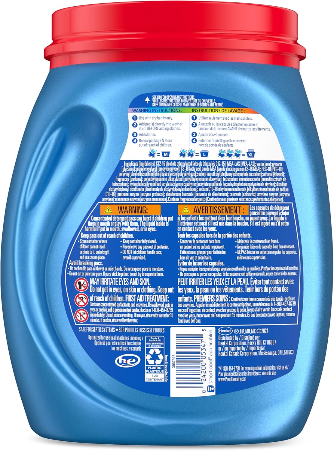 Original Ultra Pacs Laundry Detergent, 42 Count