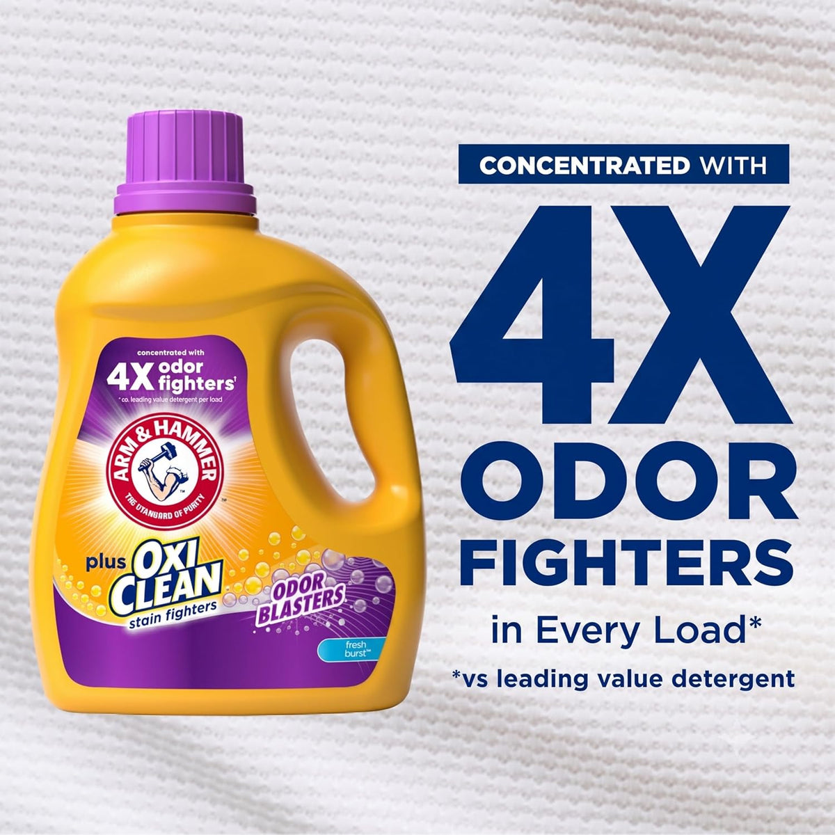 Plus OxiClean with Odor Blasters Liquid Laundry Detergent