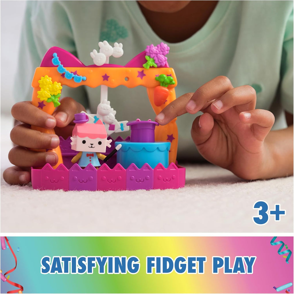 Baby Box Talent Show Balcony Playset, 8-Pcs with Toy Figures, Doll House Accessories & Sensory Play, Kids Toys for