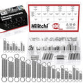 100Pcs 25Sizes Extension Spring Assortment Kit Extension Spring Stainless Steel Springs Assorted Size Small Springs