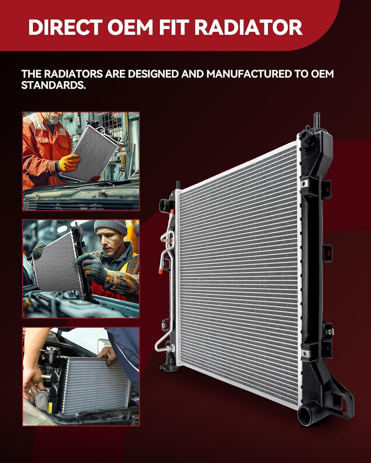 CU13157 Car Radiators Fit for Charger, Challenger, 300