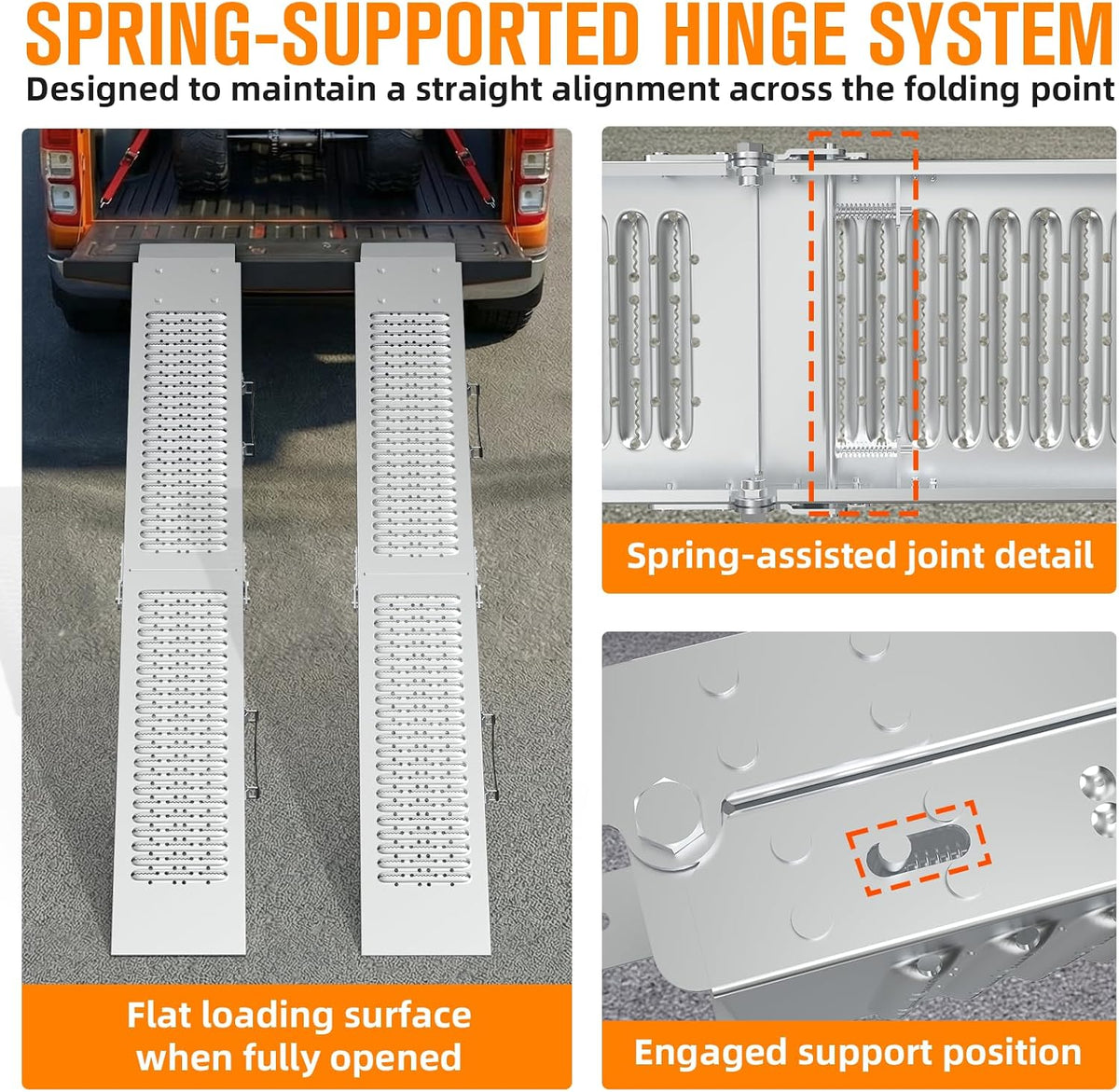 Loading Ramps 2Pcs for Pickup Trucks, Lawn Mover, Motorcycle, 67" ATV Ramps