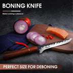 Boning Knife for Meat Cutting, 7" Razor Sharp Fillet Knife for Fish