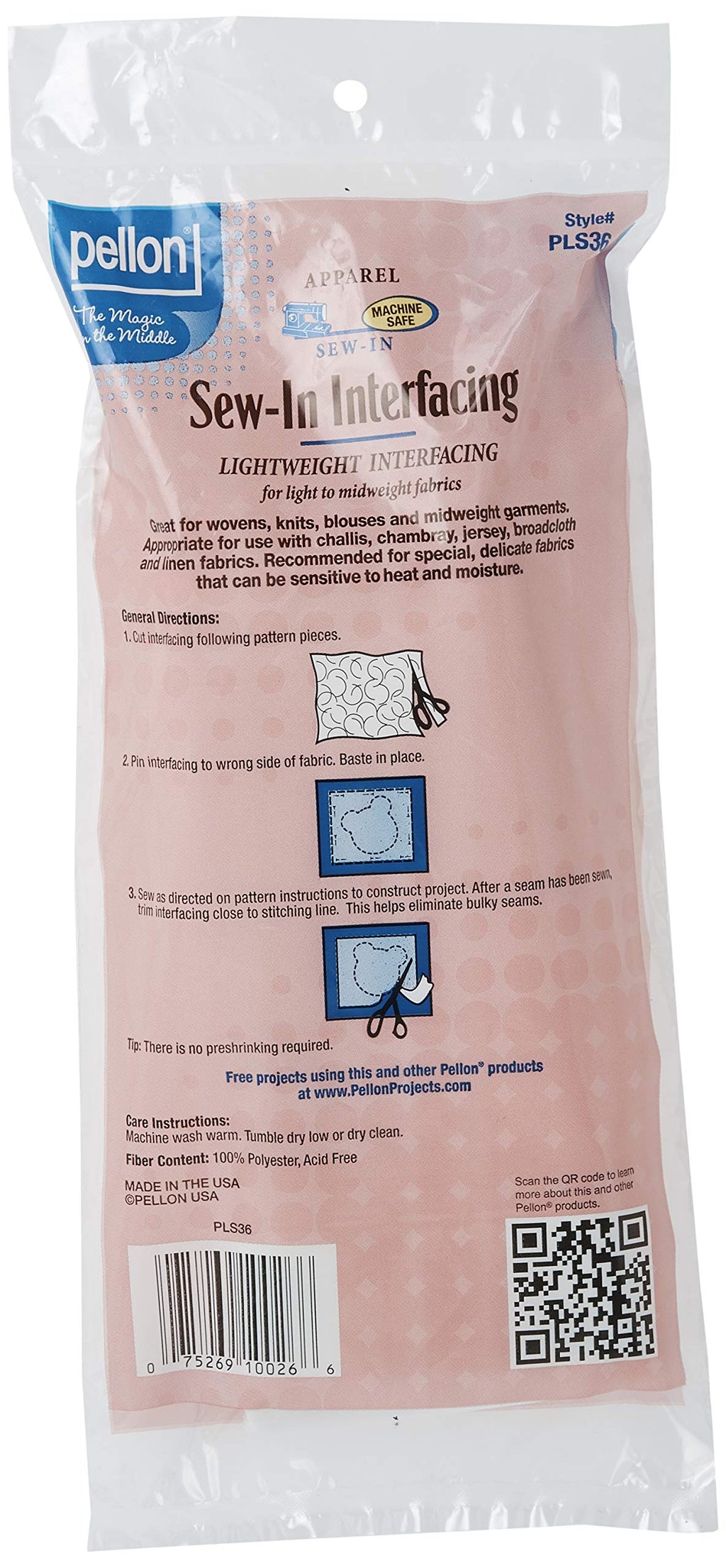 Lightweight Sew-in Interfacing (PLS36)