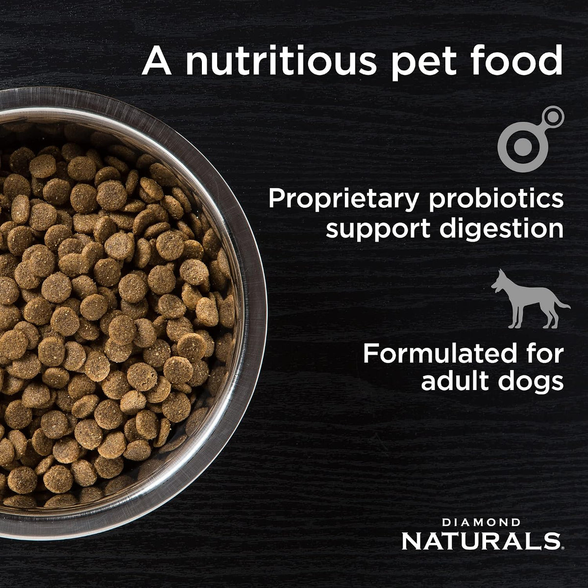 Adult Dry Dog Food, Beef Meal & Rice, 40lb