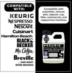 Keurig Coffee Machine Compatible Descaler, 4 Uses, 1 Year Supply, 16 oz