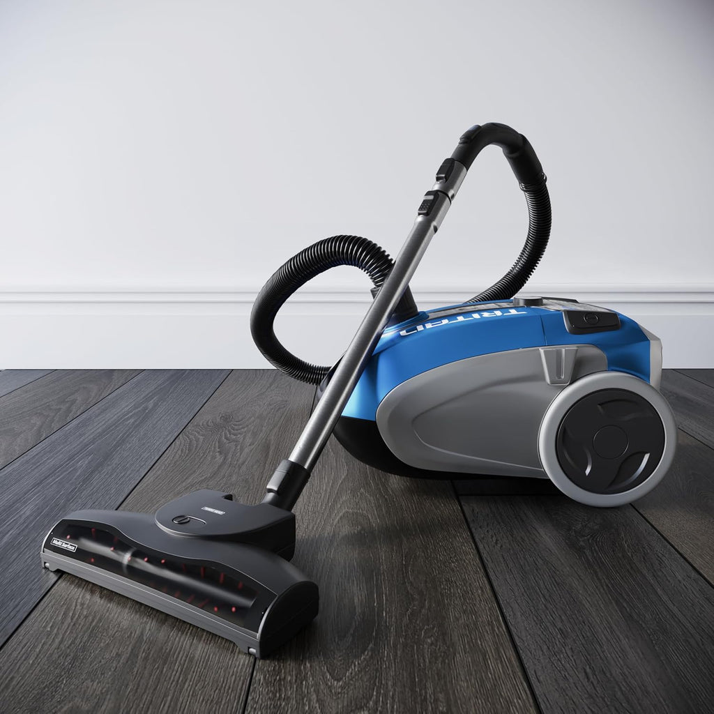 Tritan Bagged Canister Vacuum Cleaner, HEPA Filtration, Complete Home Care Tool Kit, Pet Hair No More, Adjustable