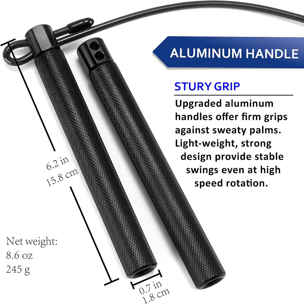 Professional Racing Speed Jump Rope - Boxer Verified - High Speed Ball Bearings