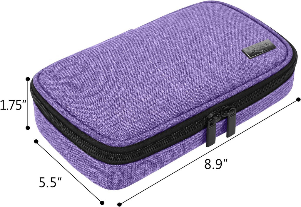 Diabetic Supplies Travel Case, Purple