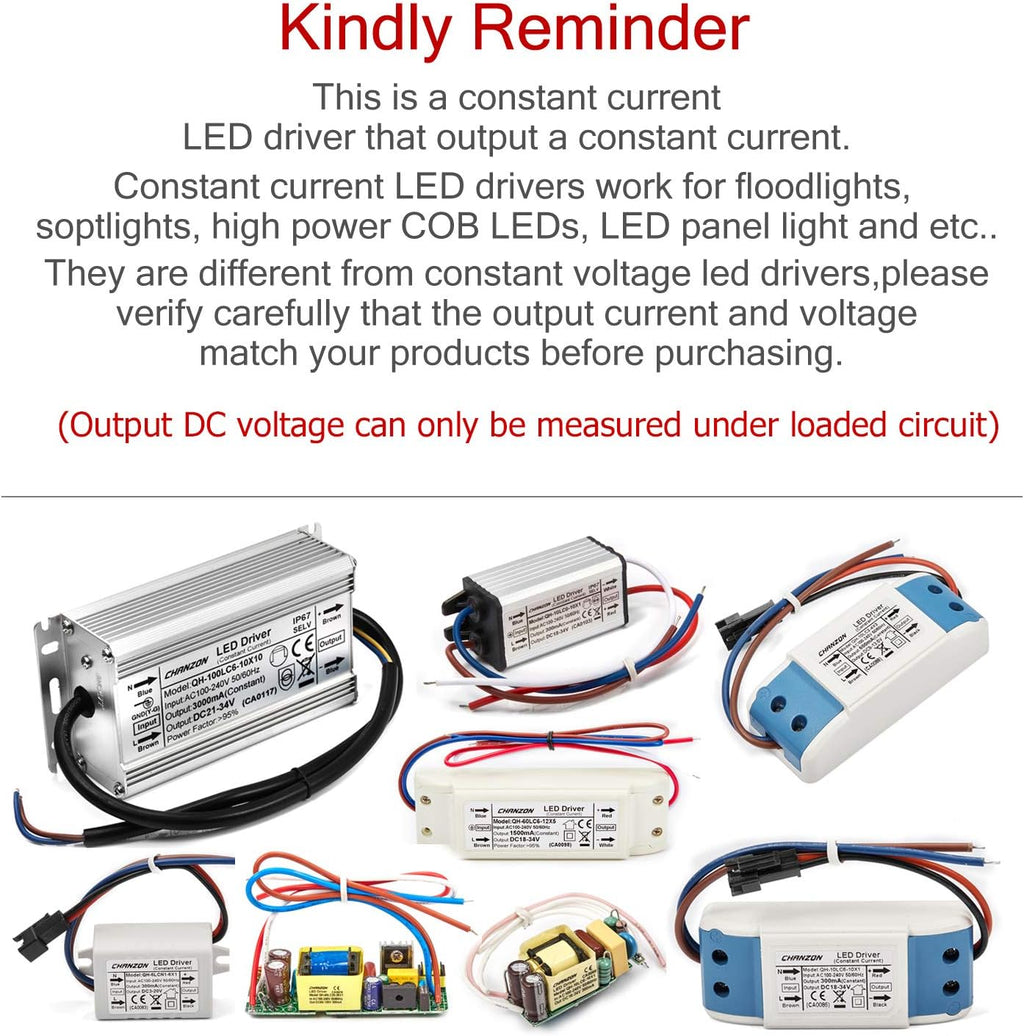 Chanzon LED Driver 600mA (Constant Current Output) 3V-7V Power Supply