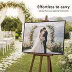 24x36 Poster Frame 6 Pack, Easy Snap‑On Assembly, Black