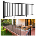 1 Pack 36 in x 8 ft Modular Aluminum Porch and Deck Railing Kit