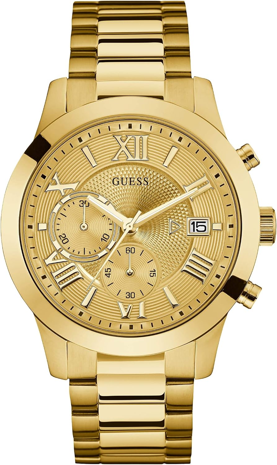 Men's Analog Dress Watch| Stainless Steel Case| 50M Water Resistance