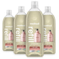 Premium Gel Hand Soap Refill, Vanilla + Raspberry, 34 fl oz, 4 Pack