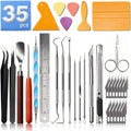 35 PCS Weeding Tools for Vinyl, Precision Craft Tools Set for Weeding Vinyl, Scrapbook Supplies Includes All Basics