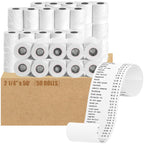 (50 Rolls) 2 1/4" x 50' thermal paper rolls