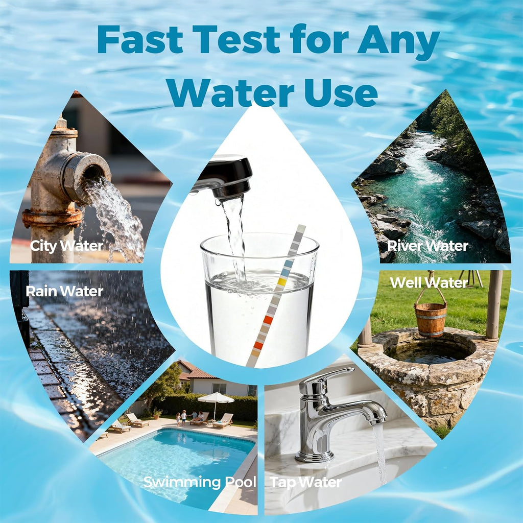 Drinking Water Test Strips 125ct, Lead Home Tap Well Water Test Kit